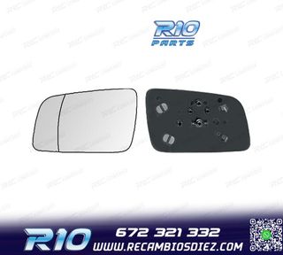 CRISTAL ESPEJO + BASE IZQUIERDO OPEL ASTRA G 98-04
