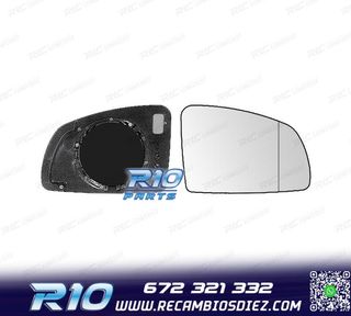 CRISTAL ESPEJO + BASE DERECHO OPEL MERIVA 03-10