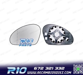 CRISTAL ESPEJO BASE IZQUIERDO SEAT ALTEA 04-09 ASFERICO