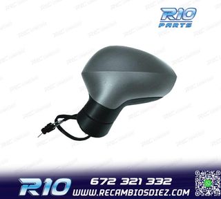 ESPEJO COMPLETO IZQUIERDO SEAT IBIZA 09-17 IMPRIMADO