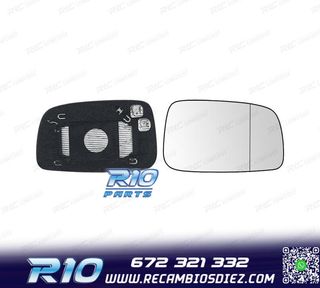 CRISTAL ESPEJO BASE DERECHO TOYOTA COROLLA 04-07 CONVEXO TER