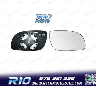 CRISTAL ESPEJO + BASE DERECHO VOLKSWAGEN VW TOURAN 03-09
