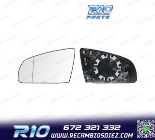 CRISTAL ESPEJO BASE IZQUIERDO AUDI A4 B7 04-08