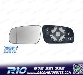 CRISTAL ESPEJO BASE IZQUIERDO VOLKSWAGEN VW GOLF IV 98-03