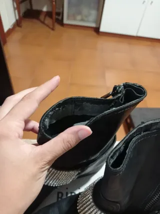 Stivaletti bassi neri con strass