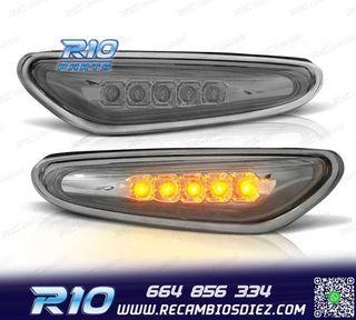 INTERMITENTES LATERALES LED BMW 01-05 CRISTAL CLARO CROMADO