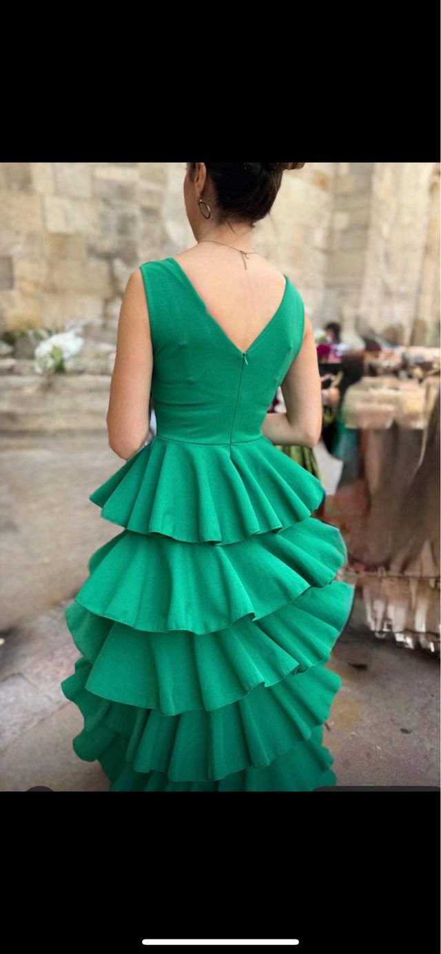 Vestido Flamenca Verde T36