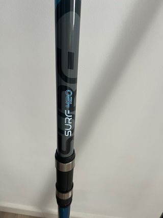 Caña de pescar + carrete + funda