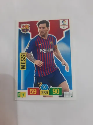 Cromo Messi FC Barcelona 2018-2019.