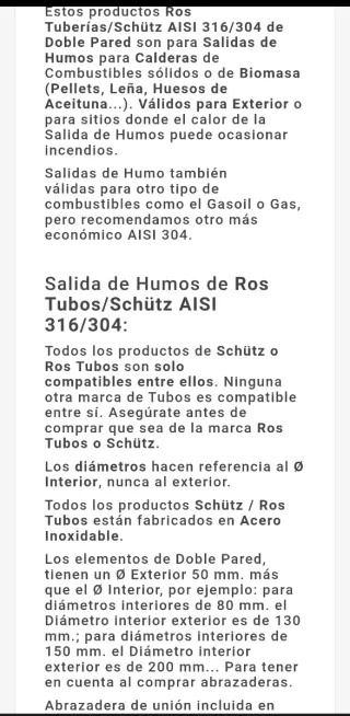 Adattatore per caldaia a parete SP D.200