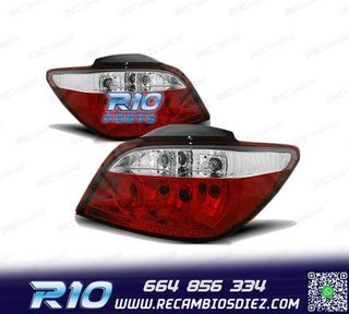 PILOTOS PEUGEOT 307 01-05 LOOK SUBARU CRISTAL ROJO