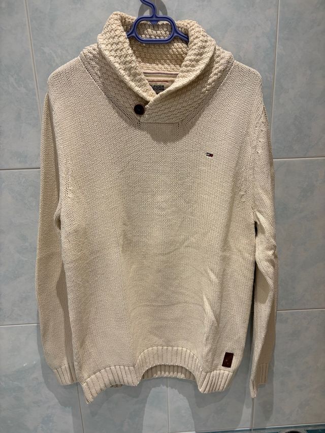 Jersey Tommy Hilfiger Beige Punto