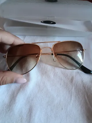 Occhiali da sole bimbi marroni/oro