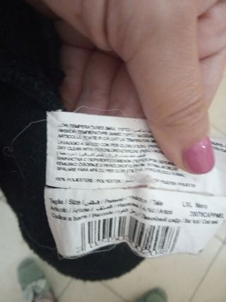 Cappottino nero donna