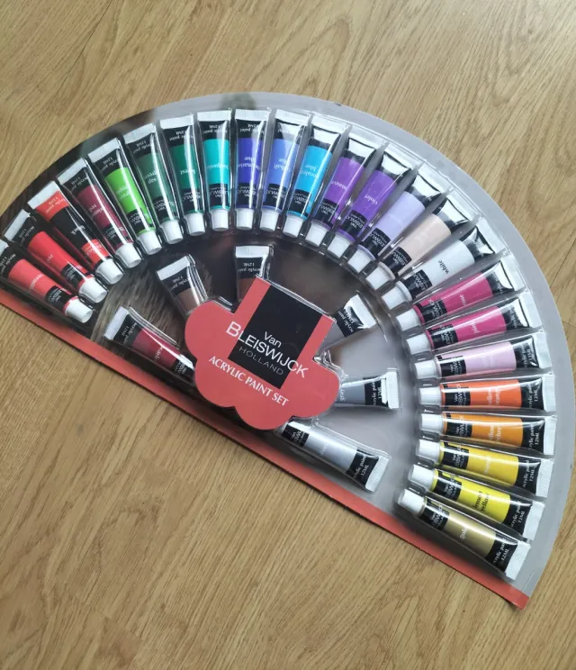Set 30 botes pintura acrílica Van Bleiswijck