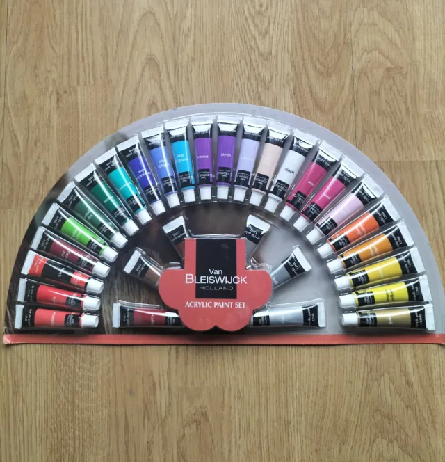 Set 30 botes pintura acrílica Van Bleiswijck