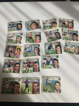 Lote 18 cromos Liga 2001-2002 Ediciones Este
