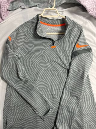 Chándal Nike Dry Fit Gris Naranja