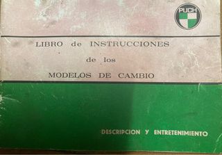 Libro Instrucciones Puch Modelos Cambio