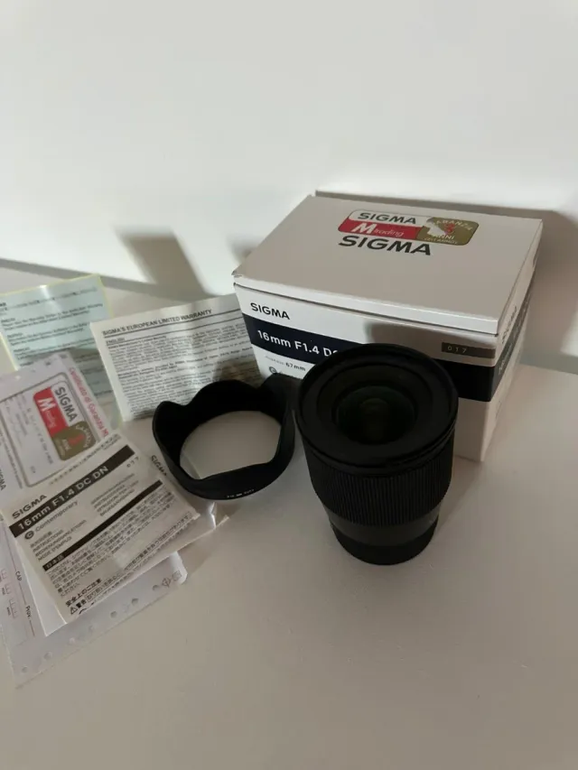 Sigma 16mm f/1.4 DC DN Sony E-mount