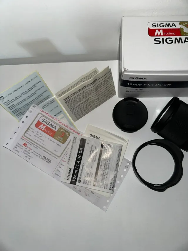 Sigma 16mm f/1.4 DC DN Sony E-mount