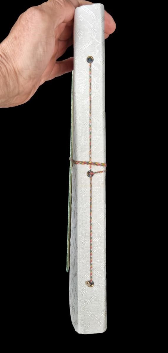 Álbum de fotos seda brocada