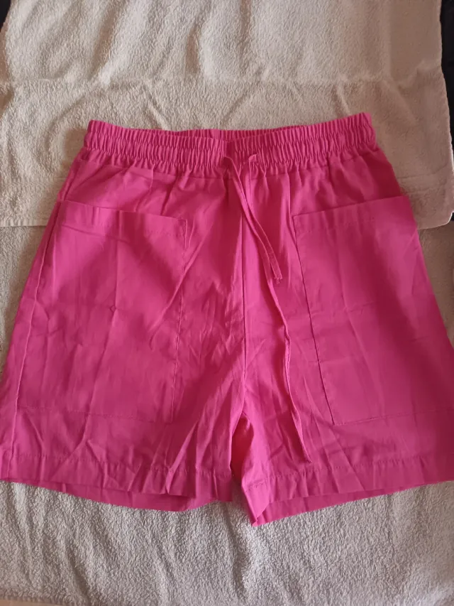 Pantalones cortos de lino