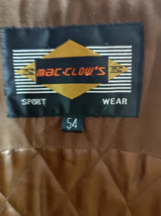 Chaquetón hombre marrón talla L