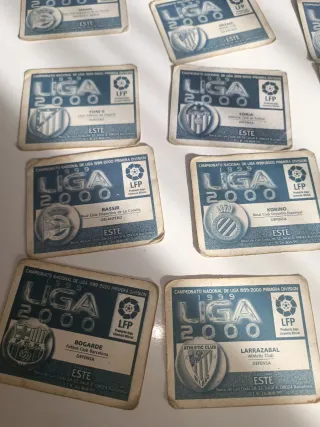Lote 19 cromos Liga 1999-2000 Ediciones Este