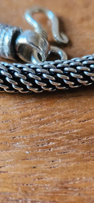 Collana snake in argento