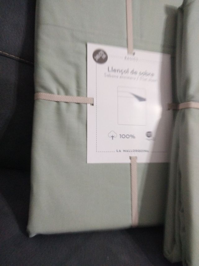 Juego de cama 150cm verde