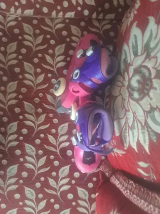 Patines rosas y morados ajustables