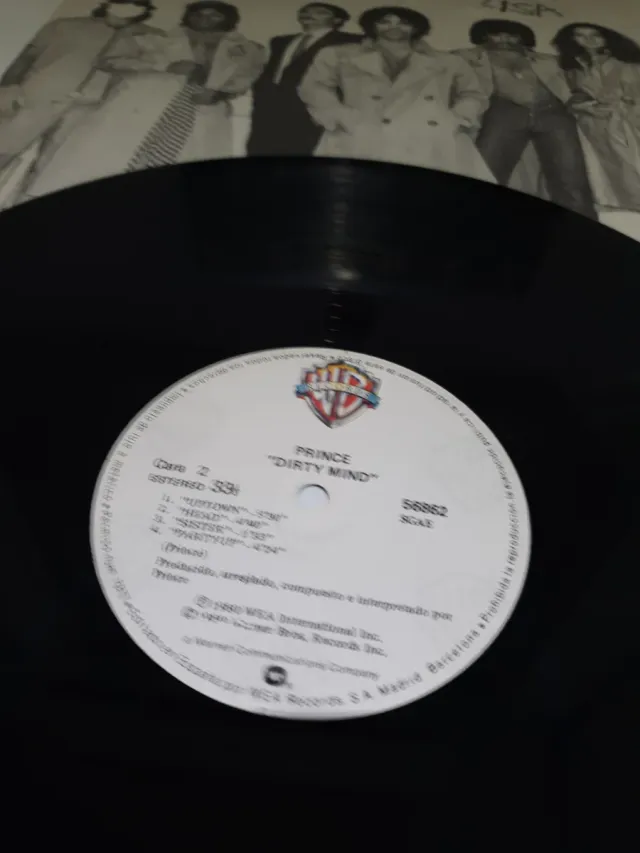 Vinilo Prince Dirty Mind 1980 WB Madrid