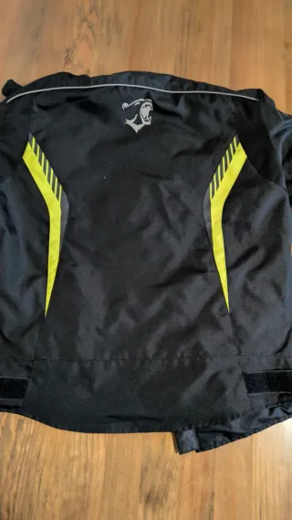 Chaqueta Moto Negra y Amarilla