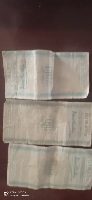 Banconote vintage Banca S. Paolo-Brescia