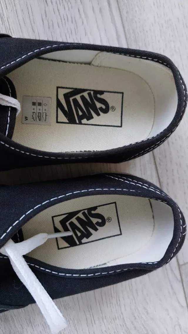 Zapatillas Vans Unisex Talla 37 Negras