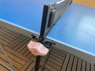 Mesa de ping pong azul