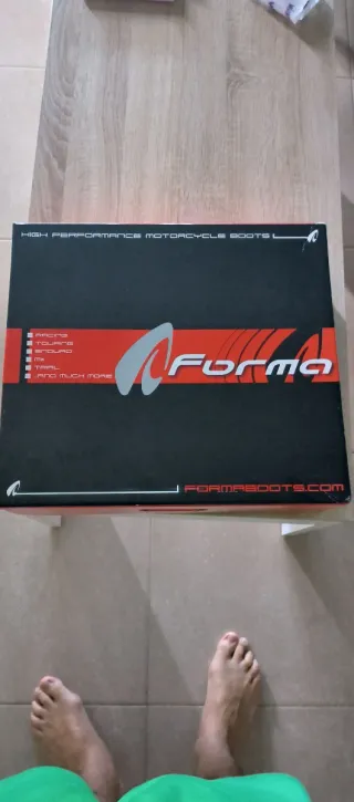 Botas Moto Forma Drytex Negras Carretera