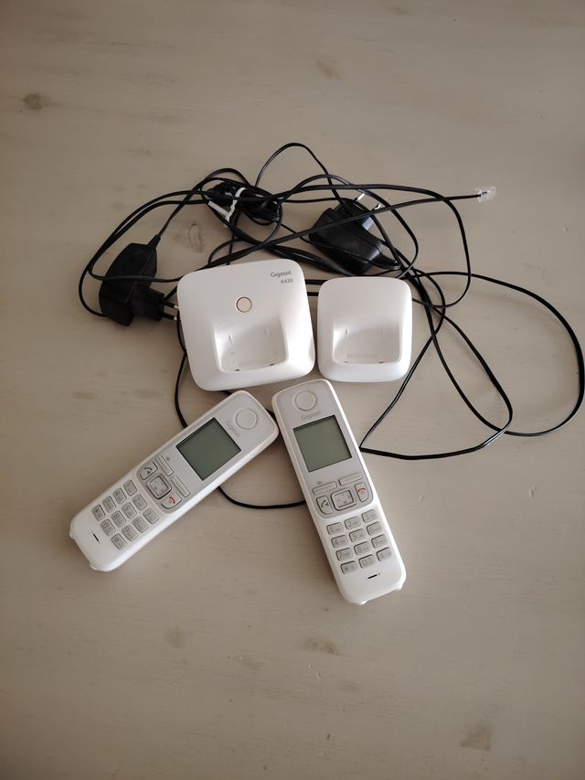 Dúo Teléfonos Inalámbricos Gigaset A420