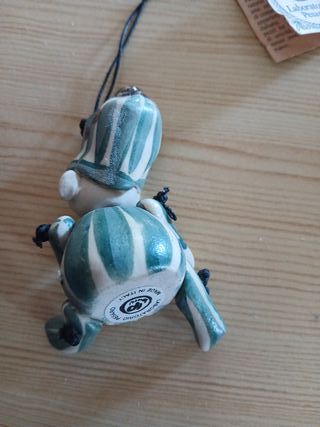 Pupi in ceramica decorato