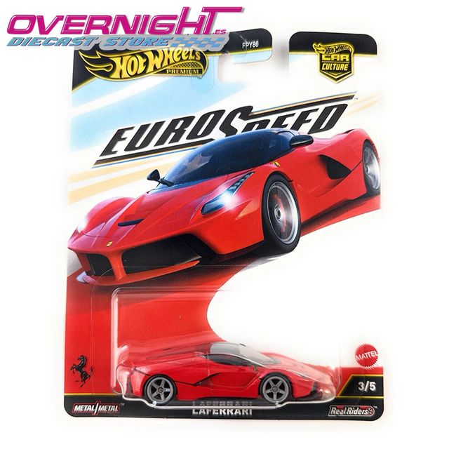 Hot Wheels Euro Speed Premium Pack 5 Coches