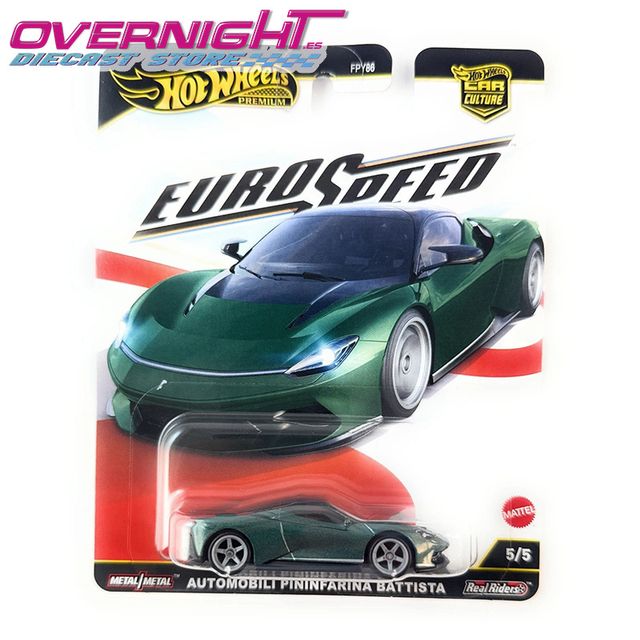 Hot Wheels Euro Speed Premium Pack 5 Coches