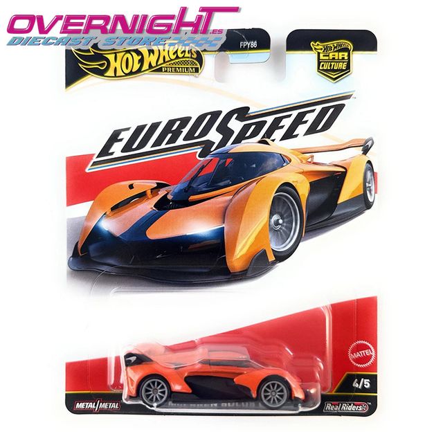 Hot Wheels Euro Speed Premium Pack 5 Coches