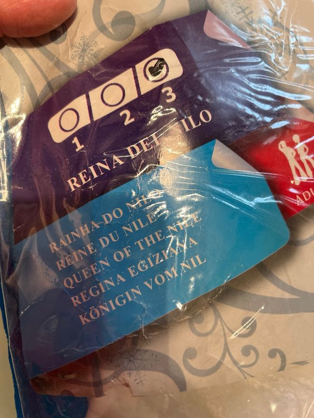 Disfraz Mujer Egipcia Silver Line Talla 3