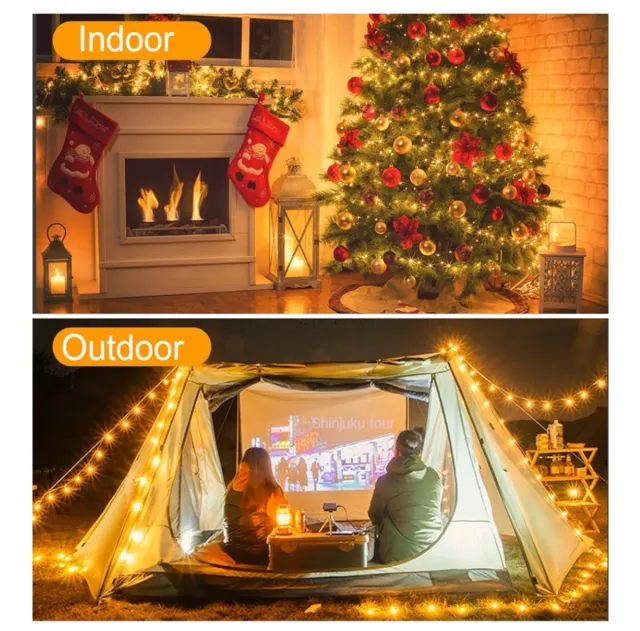 96 metros Guirnalda Luces 800 LED Decorativas Exte