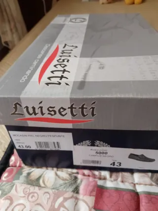 Zapatos Luisetti caballero negros