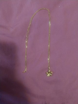 Collar Oro 18K Flor
