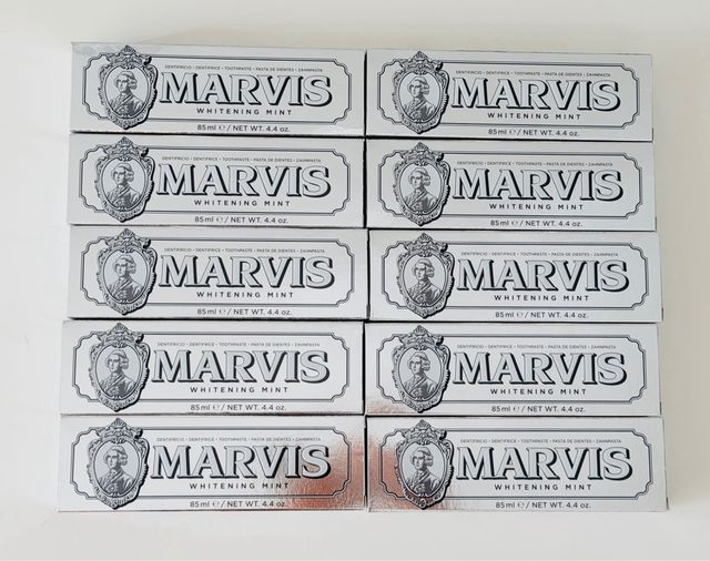 Dentifricio alla menta sbiancante Marvis 85ml