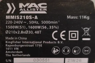 Ingletadora Telescópica Mac allister