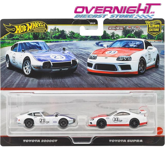 Hot Wheels Premium Toyota 2000GT y Supra